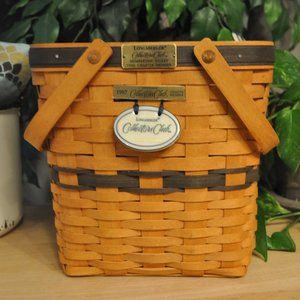 Longaberger Collectors Club Membership Basket, 1996 Original Charter Member